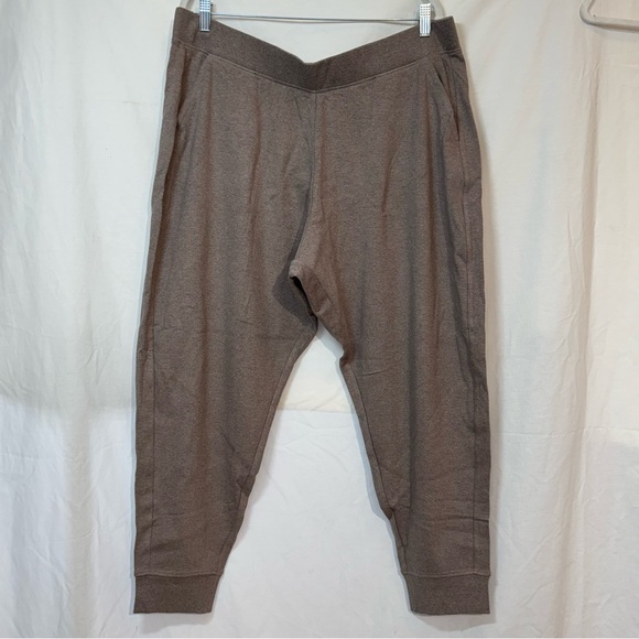 Pact NWOT Women's Deep Taupe Heather Airplane Joggers, 100% organic cotton, - Picture 10 of 13